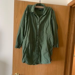 Green universal threads dress